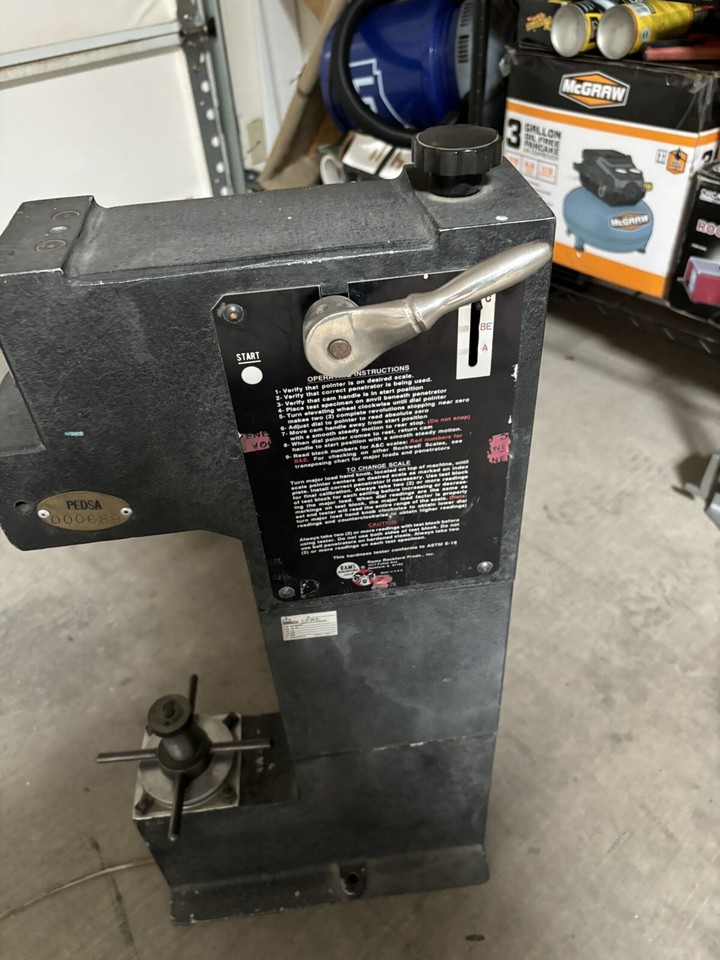 ROCKWELL HARDNESS TESTER eBay