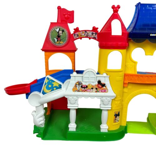 FISHER-PRICE Little People Giornata Magica a Disney Playset VIDEO Topolino Luci Auto - Foto 6 di 14
