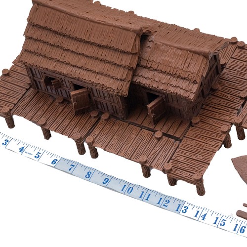 Fishermans hut, pier and boat set Dark Realms 28/32mm wargaming terrain, frostgr - Picture 7 of 11