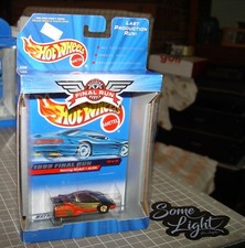 👓Hot Wheels 1999 FINAL RUN #12/12👽ALIEN Black & Met Orange⭐Real Riders⚡BOXED