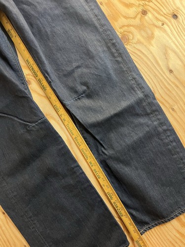 Vintage Ed Hardy Jeans 38x34 Skull Death Jeans Y2K Dark Wash Denim Baggy Love jnco - Bild 12 von 14