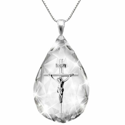 925 Sterling Silver Catholic Crucifix Christian Jesus Christ Cross ...