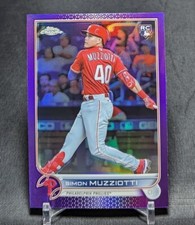 Simon Muzziotti Purple Refractor Rookie RC 2022 Topps Chrome Update Card #158
