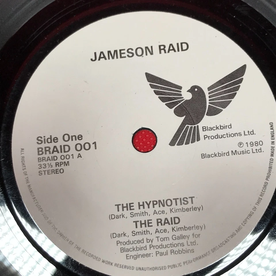 Jameson Raid Story End Of Part One EP - 1980 UK 7" vinyl single NWOBHM Hypnotist - Image 4 of 4