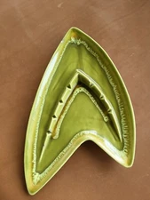 MCM BOOMERANG ASHTRAY ATOMIC Drip Glaze U.S.A. 