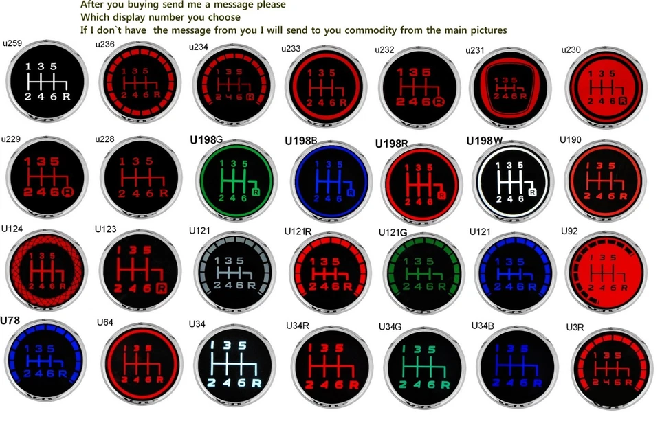 ALFA Romeo PERILLA DE CAMBIO DE VELOCIDAD LED ILUMINADA 147 159 Gulietta Mito GT Foto 4 de 4