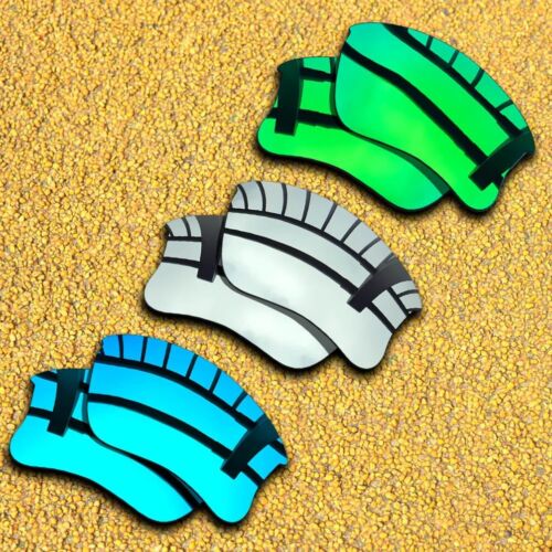 3Sets Lenses Replacement for-Oakley Flak Jacket XLJ Polarized-Silver&Blue&Green