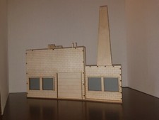 Spur O Fabrik Lager Flach Bausatz Modelleisenbahn Zug Gebäude On30 Scale