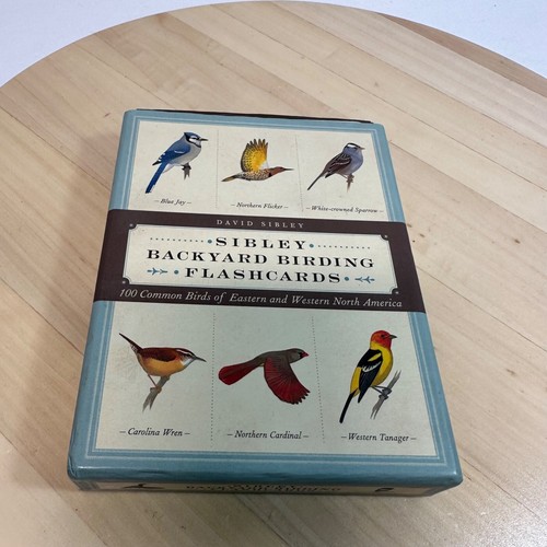 Sibley Birds Sibley Backyard Birding Flashcards 100 Common Birds North
