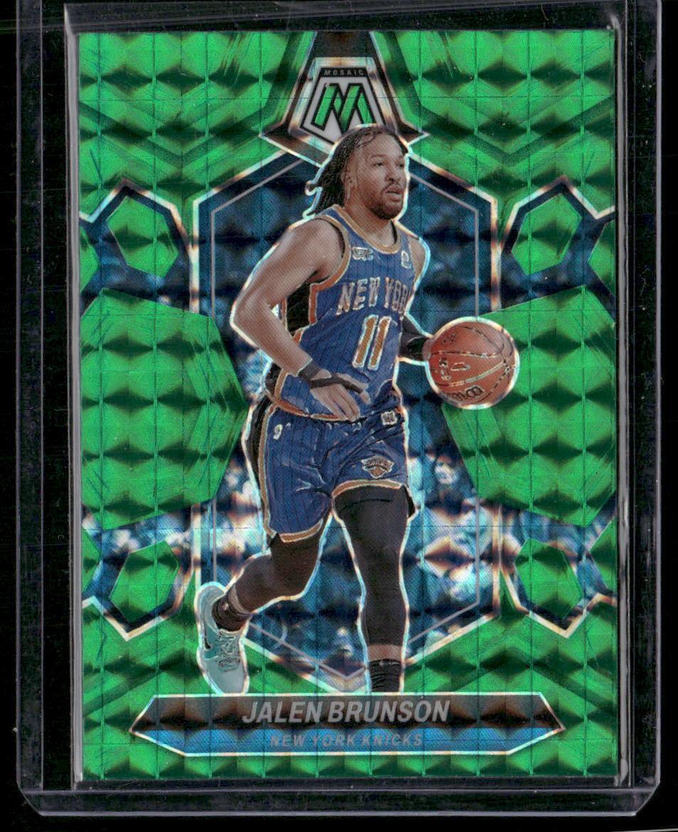 2023-24 Panini Mosaic #67 Jalen Brunson Green | eBay