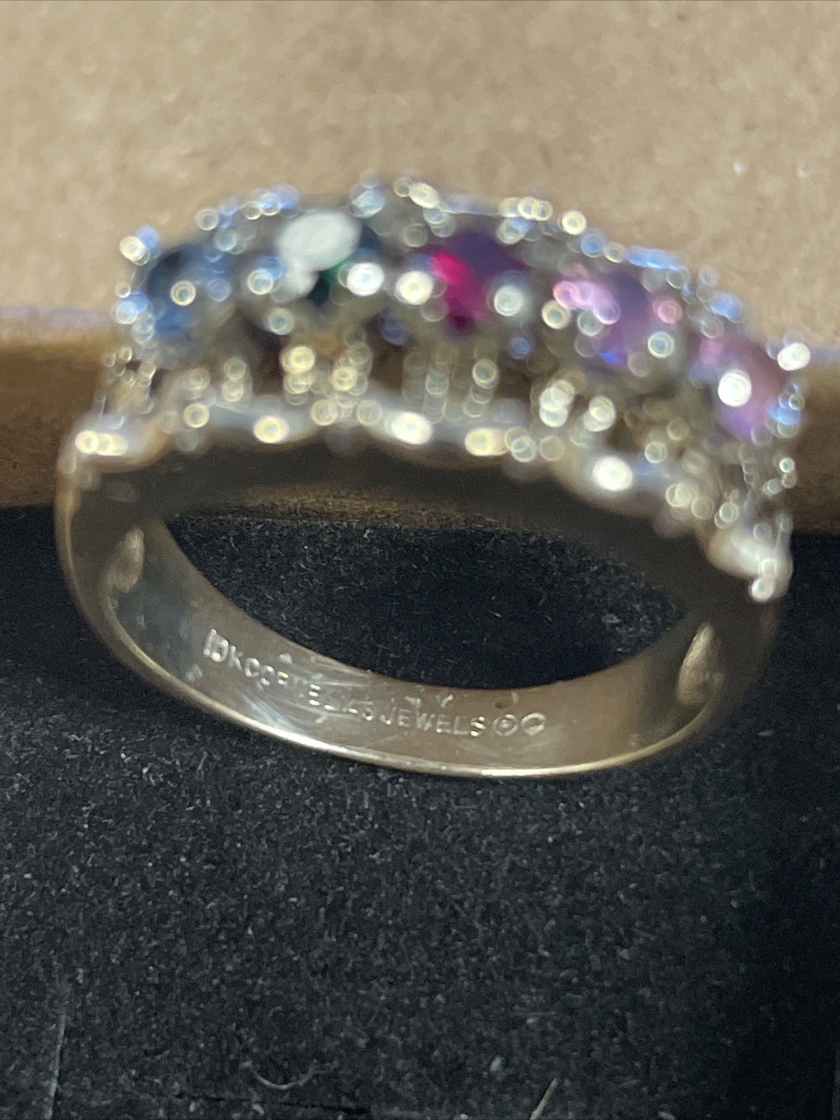 10K Yellow Gold Cornelia's Jewels Multigem Ring 4.3g Size 6.5 eBay