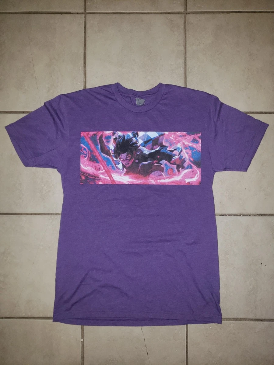 Purple demon on sale shirt