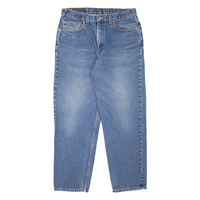 LEVI'S 550 Jeans Mens Blue Relaxed Tapered Stone Wash W31 L30