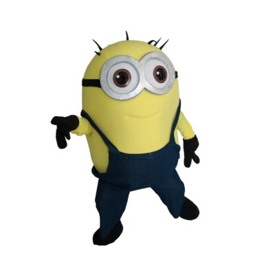 Minnion 2 Mascot Costume Adult Halloween Party Cosplay Dress Quality Mascot