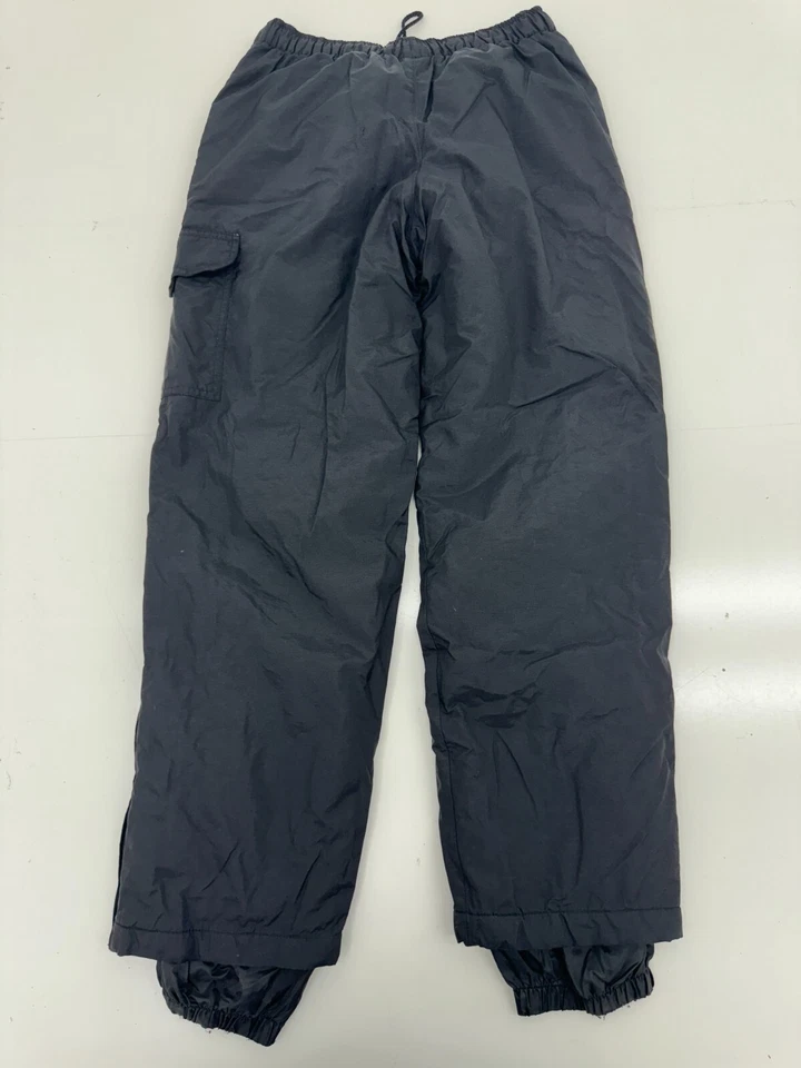 Pantalones de nieve de invierno Cherokee negros con cordón de nailon para niños talla XL Foto 2 de 4