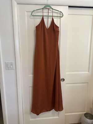 strapless open back dress Zapaka Women Orange Sequins Long Prom Dress Spaghetti Straps Formal Dress with Criss Cross Back, Orange / UK12