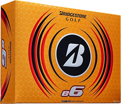 2023 Bridgestone e6 Golf Balls 1 Dozen White NEW