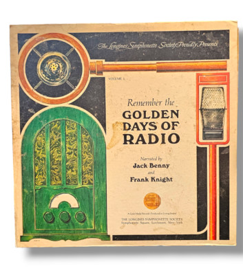 Jack Benny And Frank Knight Remember The Golden Days Of Radio V. 1 Vinyl Pepsi