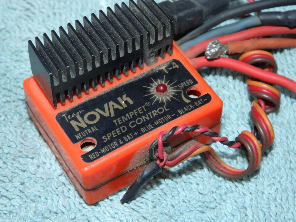 Vintage Team Novak T-4 Tempfet Electronic Speed Control rc10 kyosho losi - Image 3 of 4
