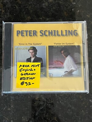 Peter Schilling, Error In The System & Fehler Im System CD - 2008 - NM