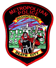 WASHINGTON DC &ndash; METROPOLITAN POLICE - Sheriff Police Patch CEMETERY REAPER