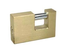 LUCCHETTO CATENACCIO ALTA SICUREZZA IN OTTONE SIKURO + 2 CHIAVI