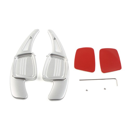 Silver Steering Wheel Shift Paddle For Audi A3 A4L A5 A6L S3 S4 Q2 Q5L Q7 TTS - Picture 2 of 9