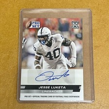 2022 Leaf Pro Set XRC Auto Jesse Luketa # PSA-JL1 PSU / Arizona Cardinals