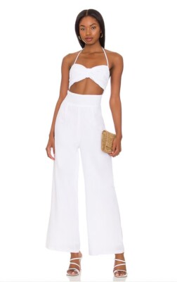 SNDYS Boat Linen Jumpsuit White S NWOT $65 | eBay SNDYS Boat Linen Jumpsuit White S NWOT $65 | eBay