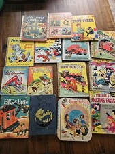 Lot Of 15 Childrens Books From The 1950s Little Golden Books More Trains Cars