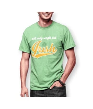  Delta Apparel Men's Not Only Single Graphic T-Shirt, Green size S NEW