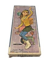 Vtg 1966 Milton Bradley The Mods Jigsaw Puzzle Big Eye Go-Go Era Kwatz Dancer