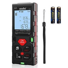 Laser Measure Device, Laser Distance Meter up to 60m / ? 2mm Digital