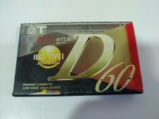 TDK D60 IECI Type I Blank Virgen - Cinta Tape Cassette Nueva