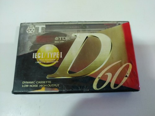 Tdk D60 Ieci Type I Blank Virgin - Cinta Tape Cassette Nueva - Picture 1 of 3