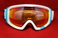 FIVEFORTY/540 SNOW WHITE GLOWSTICK SKI SNOWBOARD MIRRORED DOUBLE LENS GOGGLES!