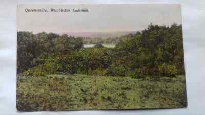 Antike Postkarte Queensmere Wimbledon Common Putney Heath 1907 Paisley verschickt