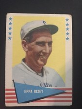 1961 Fleer #71 Eppa Rixey Reds