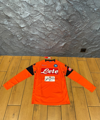 Napoli 2016 2017 Shirt Jersey Longsleeve Player Kappa Football Men's size XXL