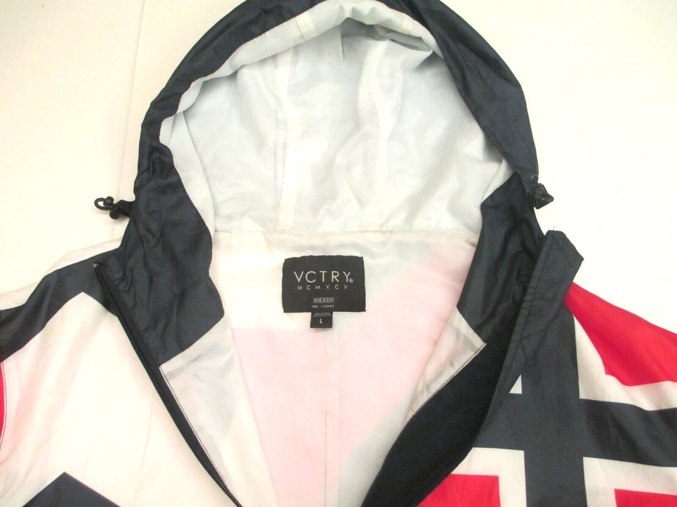 10 Deep VCTRY Sport MCMXCV Pullover Hoodie Colorblock Jacket Men's Unisex Large - Image 3 of 4