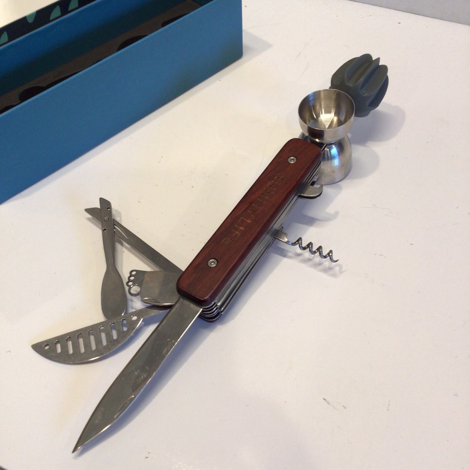 Sunnylife Sunny Life Cocktail Bar  Stainless Steel Brand New Multi-Tool NIB