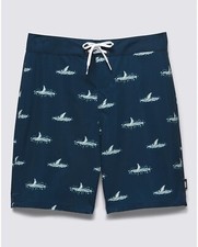 Brand New Boys Vans The Daily Shark Boardshort Dress Blues Size 26/12