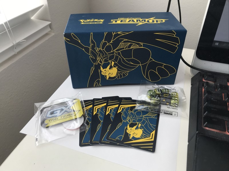 Pokemon Team Up Empty Box No Packs