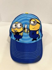 Kid  s Minions Baseball Hat Snap Back Adjustable Cap Universal Pictures Film
