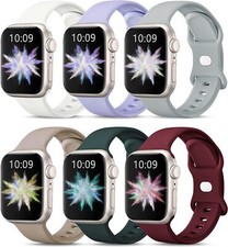 Sport Bands Compatible with Apple Watch Band 38mm 40mm 41mmfor Women Men, Soft