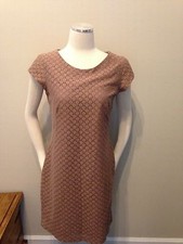 The Limited Mocha Brown Lace Shift Dress Medium Lined Excellent