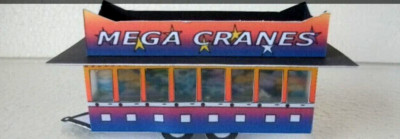 HO Scale Carnival Fair Attraction: Cranes with LED Lights U Build! Rare Kit!