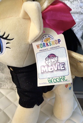 My Little Pony The Movie Songbird Serenade Build A Bear Plush Gold Wings, Jacket - Picture 13 of 14