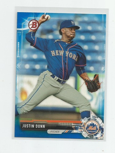 2017 Bowman Draft JUSTIN DUNN Blue 093/150 - 第 1/1 張圖片