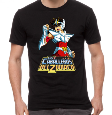 Caballeros del zodiaco playera shirt Saint seiya Design #7 pegaso
